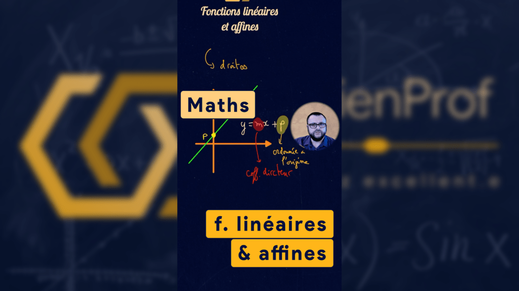 Fonctions linéaires et affines