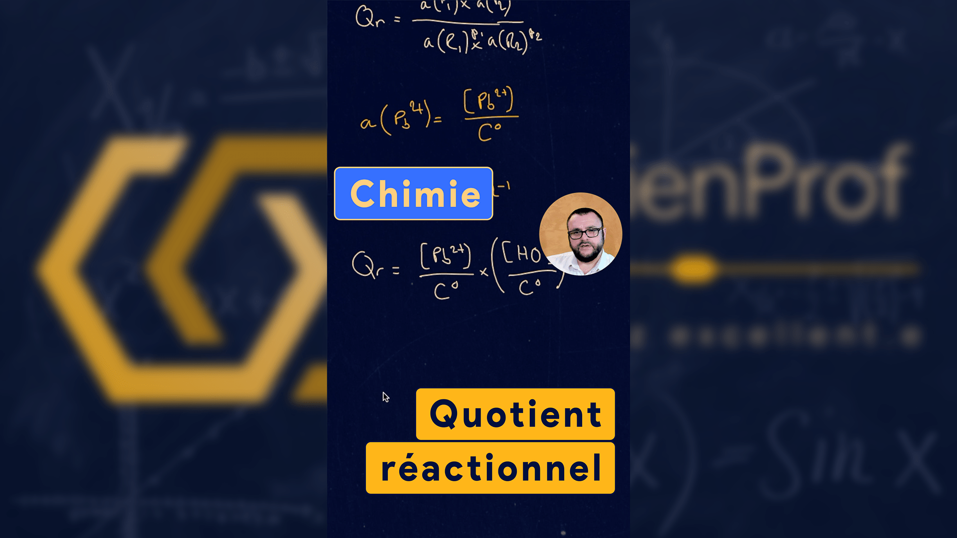Quotient réactionnel Quotient réactionnel