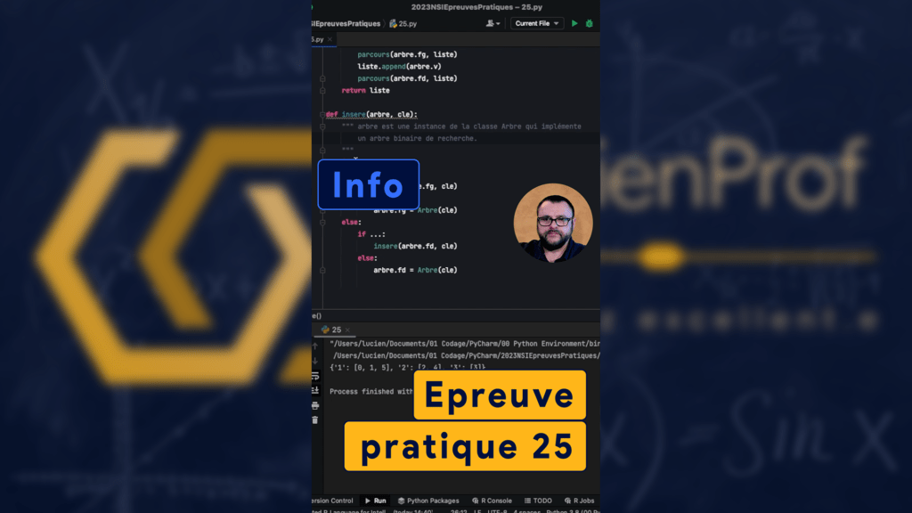 NSI épreuve pratique n°25