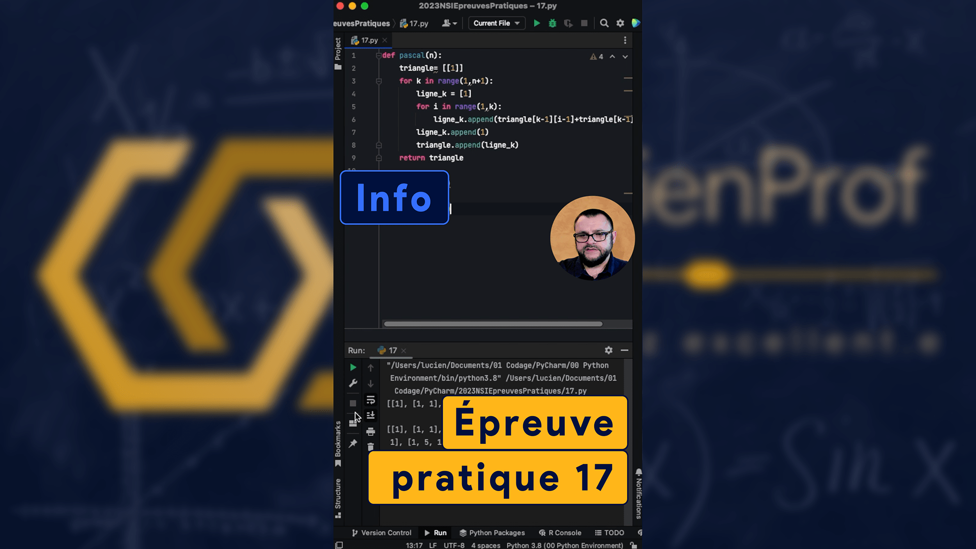 NSI épreuve pratique n°17 NSI épreuve pratique n°17
