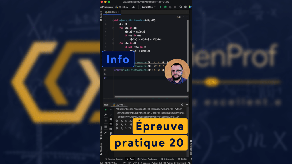 NSI épreuve pratique n°20