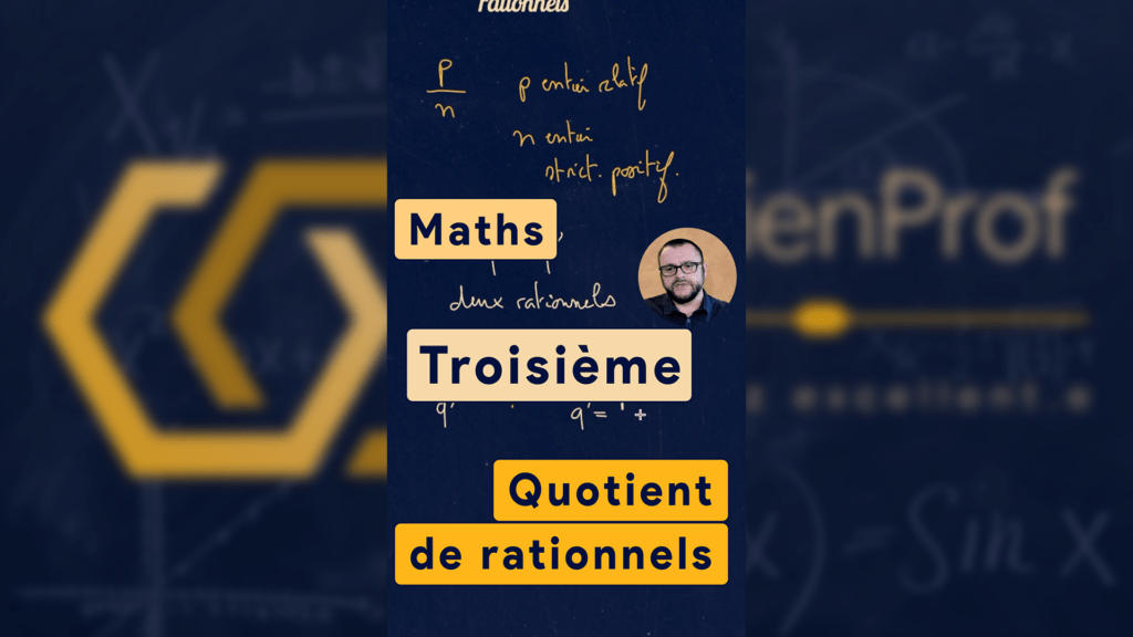 Quotients de nombres Rationnels