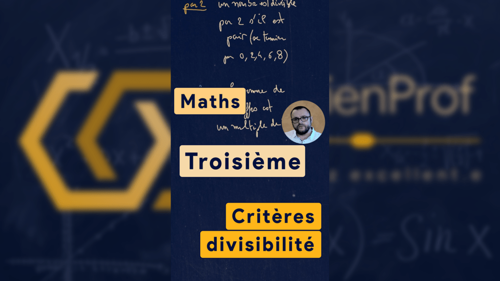 Critères de divisibilité