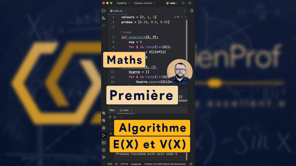 Algorithme E(X) et V(X)